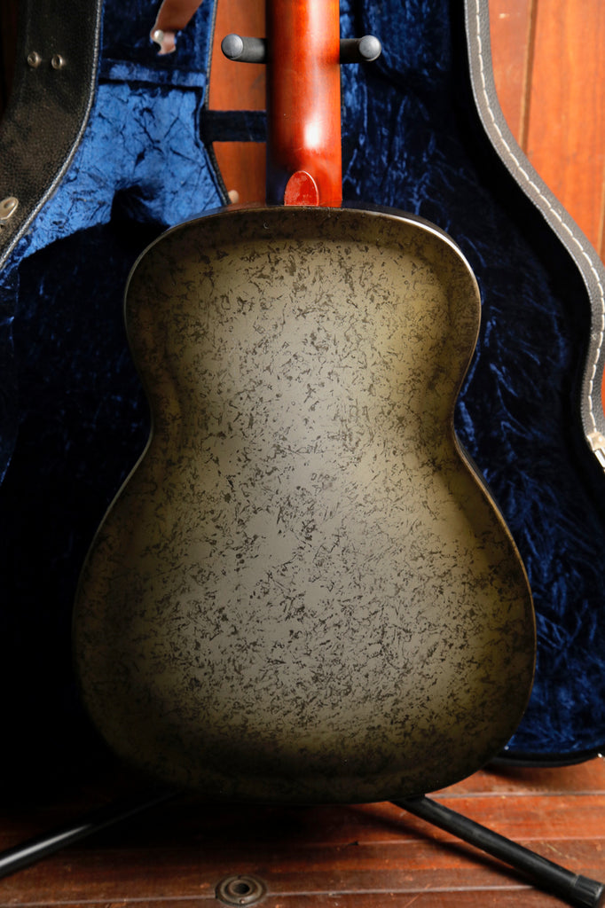 National NRP Black Rust Reso-Phonic Resonator Guitar 2010 Pre-Owned