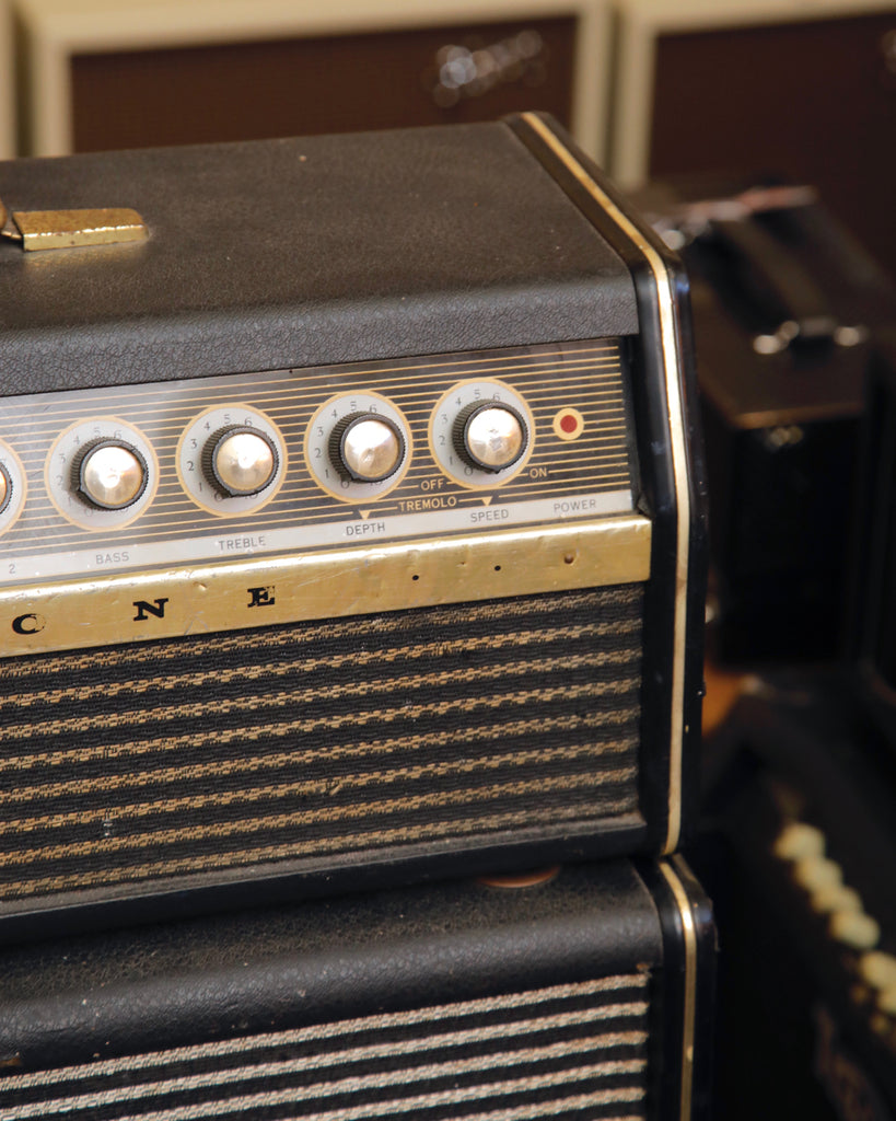 Goldentone 1762 Reverbmaster 40 1967 Valve Guitar Amplifier Head & Cabinet Pre-Owned