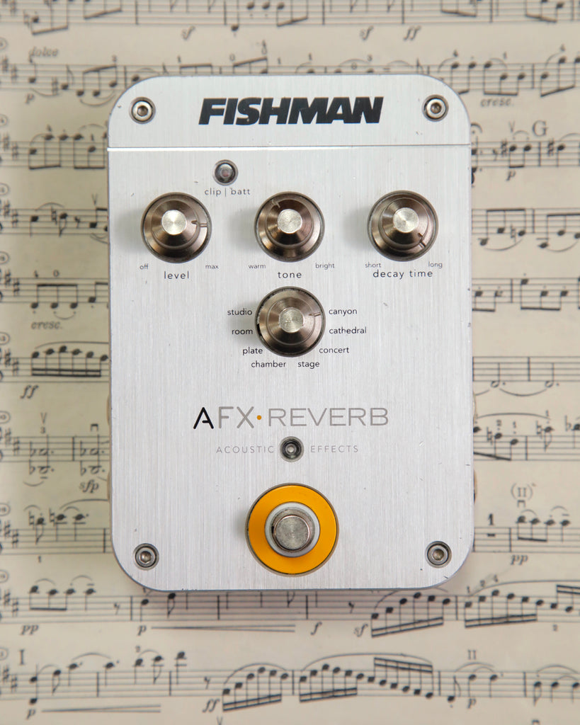 Fishman AFX Acoustic Reverb Pedal Pre-Owned