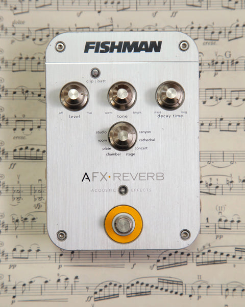 Fishman AFX Acoustic Reverb Pedal Pre-Owned
