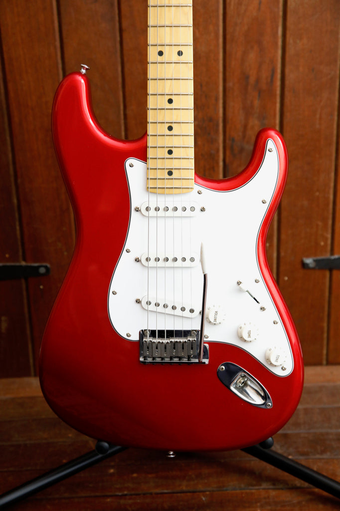 Fender American Series 50th Anniversary Stratocaster Candy Apple Red Electric Guitar 2004 Pre-Owned