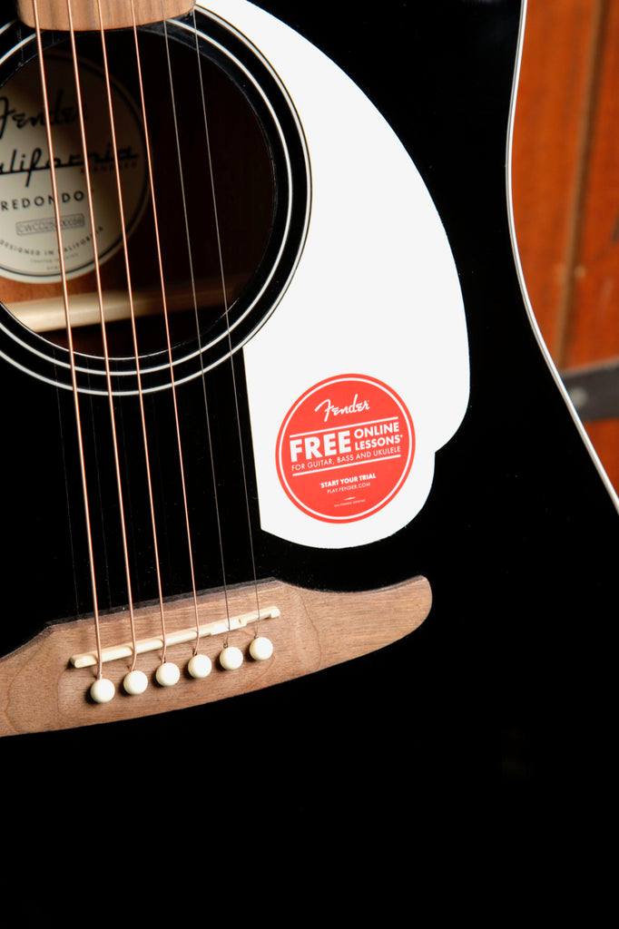 Fender California Standard Redondo Black Acoustic Guitar