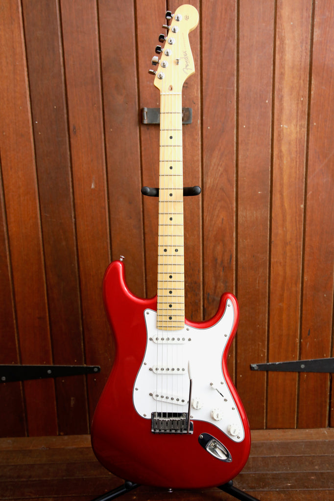 Fender American Series 50th Anniversary Stratocaster Candy Apple Red Electric Guitar 2004 Pre-Owned