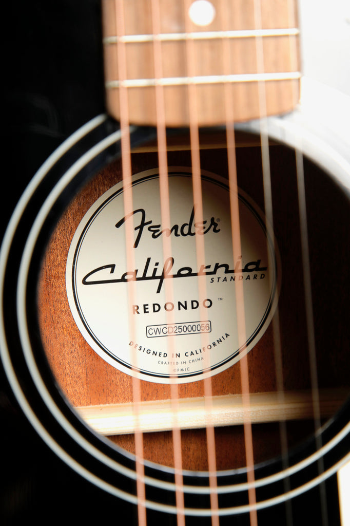 Fender California Standard Redondo Black Acoustic Guitar