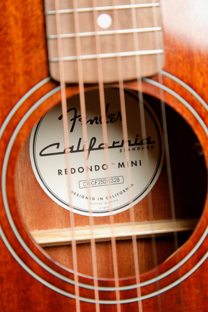Fender California Redondo Mini Natural Acoustic Guitar