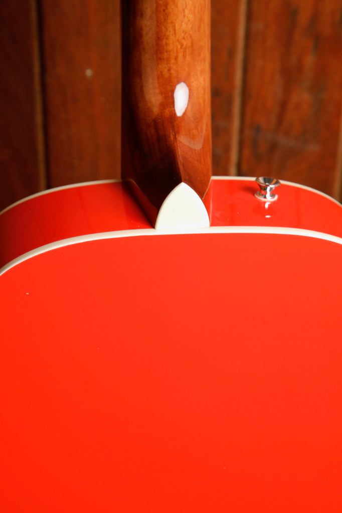 Fender California Redondo Mini Fiesta Red Acoustic Guitar