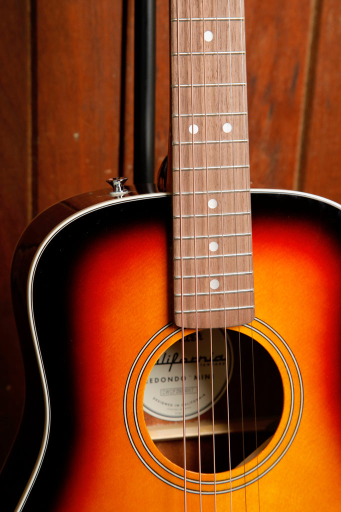 Fender California Redondo Mini 3-Colour Sunburst Acoustic Guitar