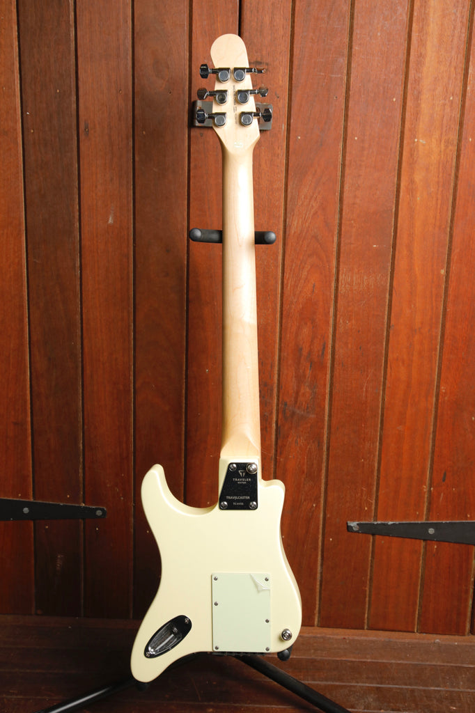 Traveler Guitar Travelcaster Deluxe Olympic White Electric Guitar Pre-Owned