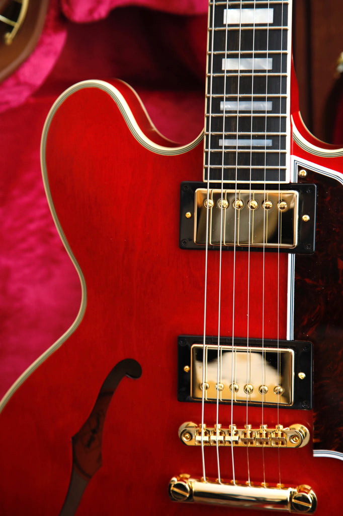 Epiphone Inspired by Gibson Custom 1959 ES-355 Cherry Red Electric Guitar & Hardcase