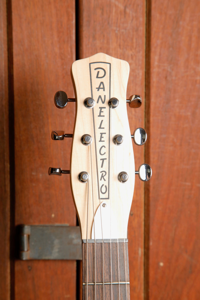 Danelectro Stock '59 Double Cut Black Electric Guitar B-Stock