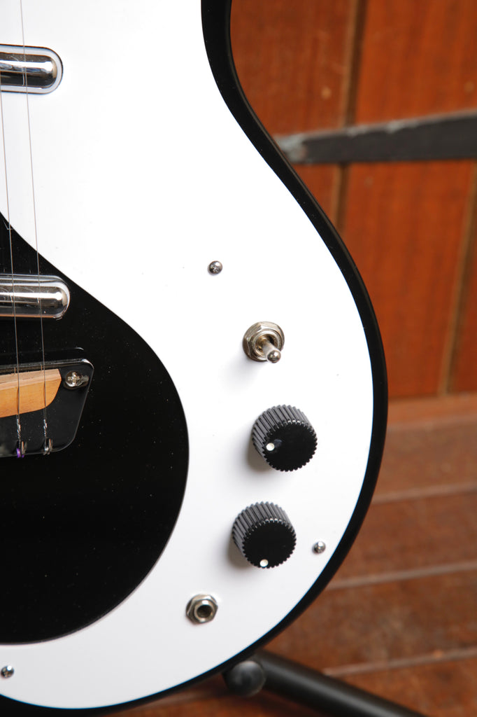 Danelectro Stock '59 Double Cut Black Electric Guitar B-Stock