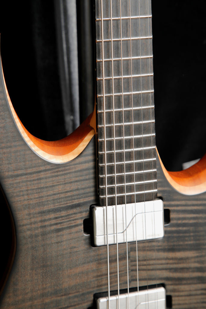 Mayones Duvell 6 Elite Transparent Graphite Satin Electric Guitar 2022 Pre-Owned