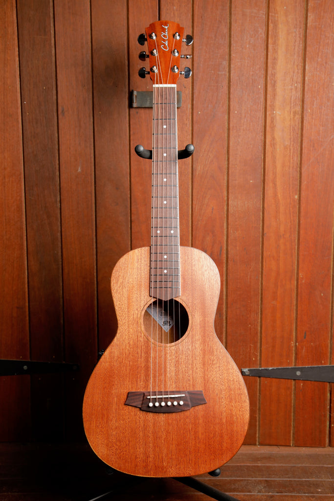 Cole Clark SPM1E-MMAH Mahogany Studio Parlour Mini Acoustic-Electric Guitar