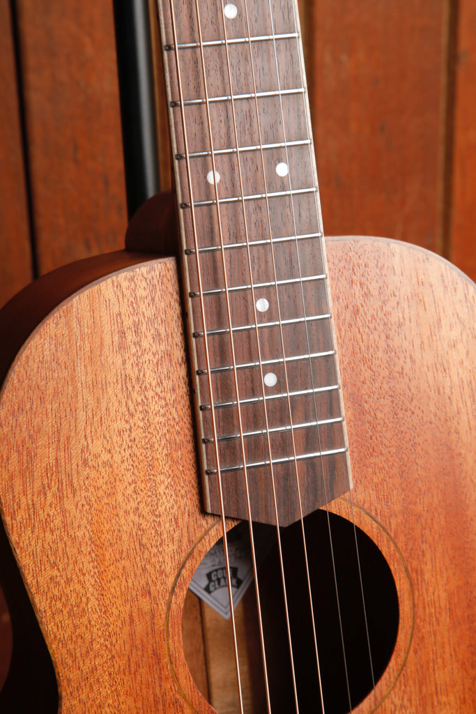 Cole Clark SPM1E-MMAH Mahogany Studio Parlour Mini Acoustic-Electric Guitar