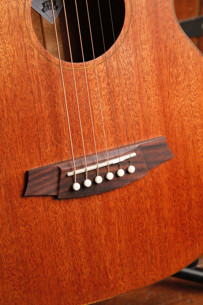 Cole Clark SPM1E-MMAH Mahogany Studio Parlour Mini Acoustic-Electric Guitar