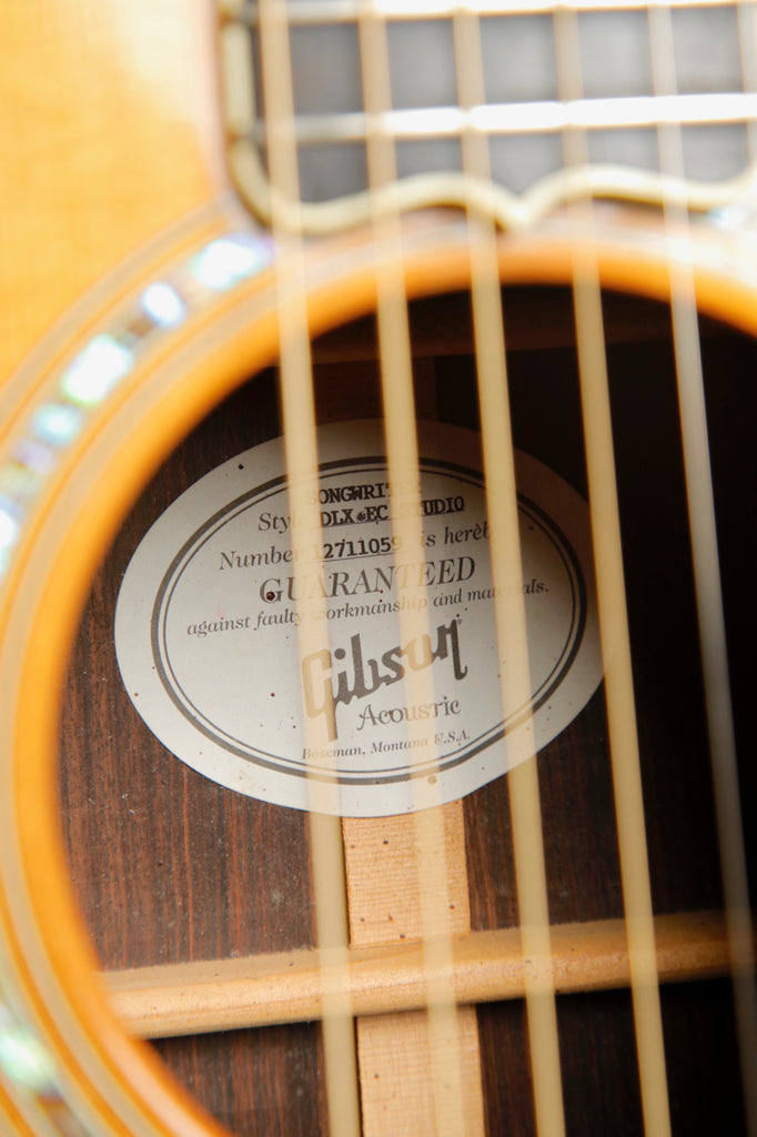 Gibson Songwriter Deluxe EC Studio Acoustic-Electric Guitar 2011 Pre-Owned