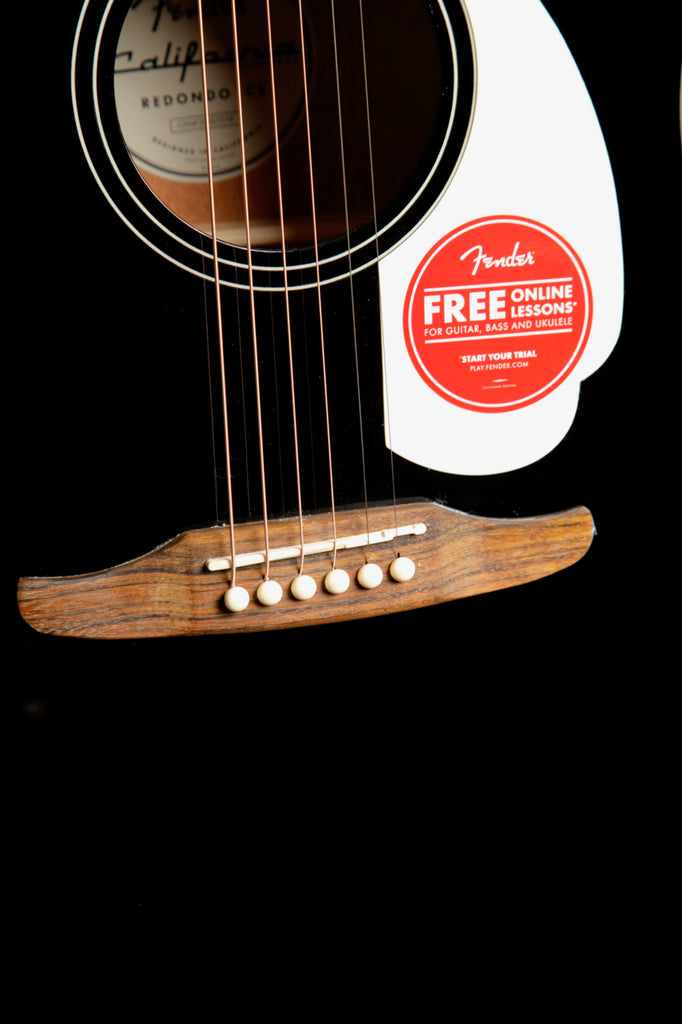 Fender California Standard Redondo CE Black Acoustic-Electric Guitar