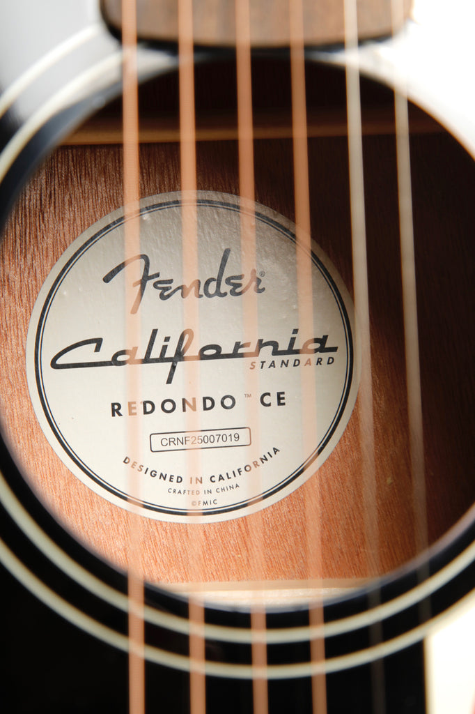 Fender California Standard Redondo CE Black Acoustic-Electric Guitar