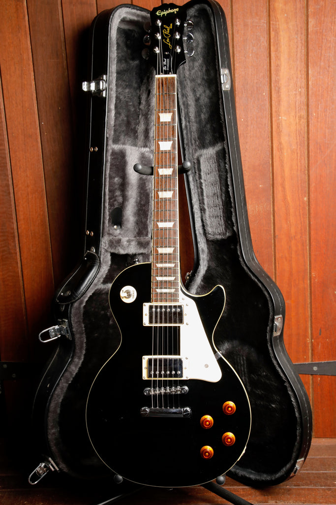 Epiphone Les Paul Standard Ebony Electric Guitar 2006 Pre-Owned