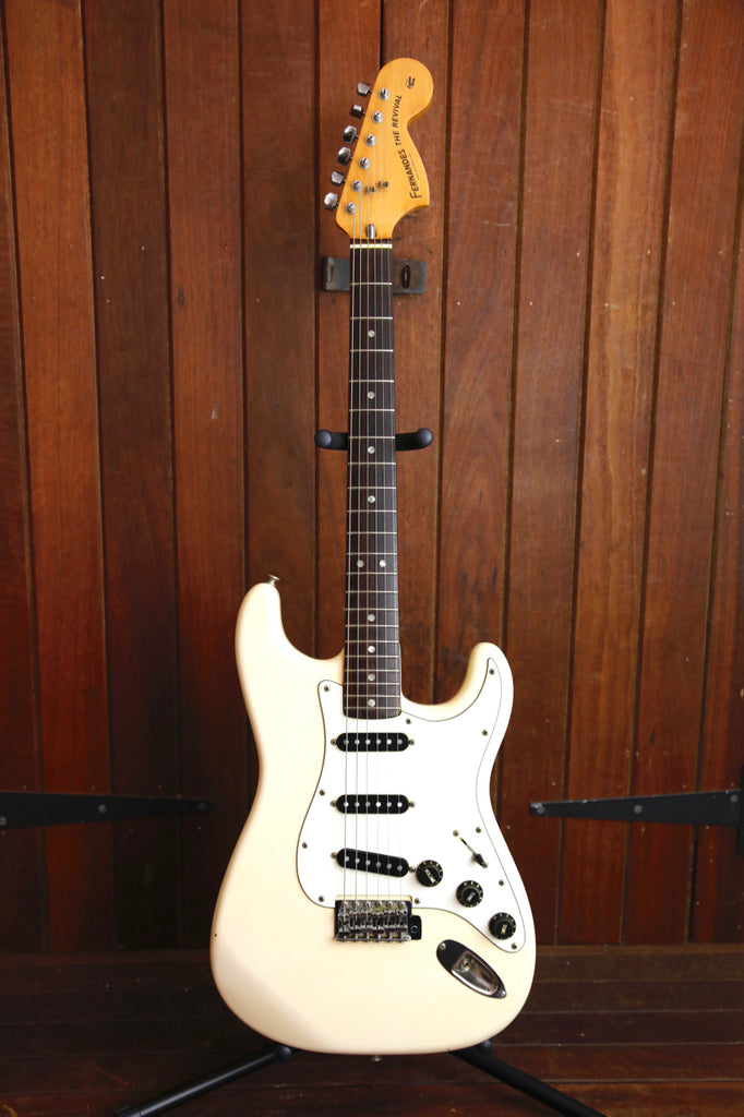 Fernandes RST-50W 'The Revival' '76 Reissue Aged White Electric Guitar Circa 1986 Pre-Owned