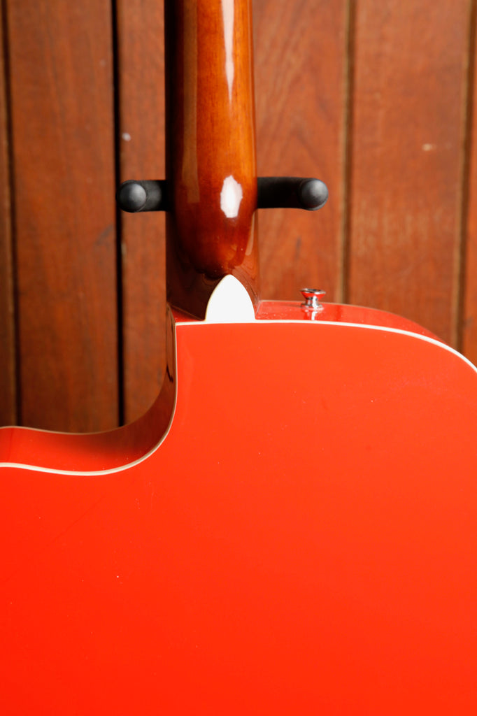 Fender California Standard Redondo CE Fiesta Red Acoustic-Electric Guitar
