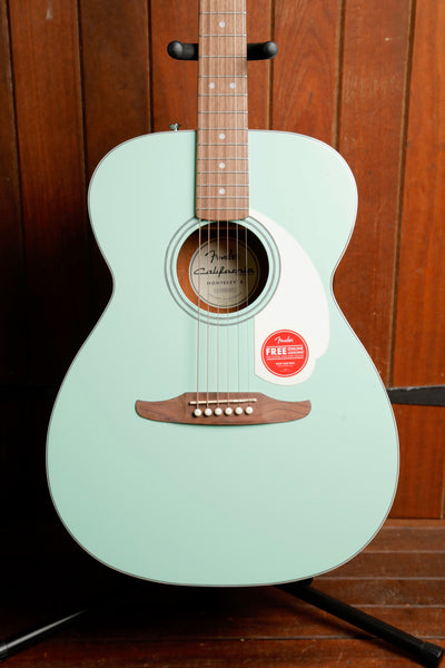 Fender California Standard Monterey E Surf Green Acoustic-Electric Guitar