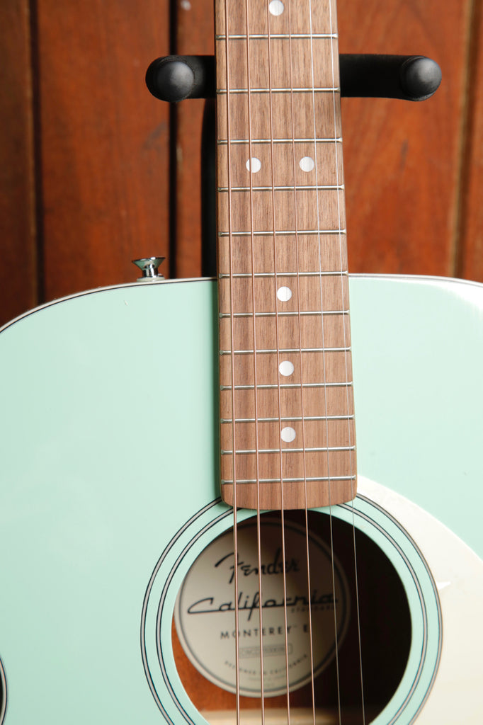 Fender California Standard Monterey E Surf Green Acoustic-Electric Guitar