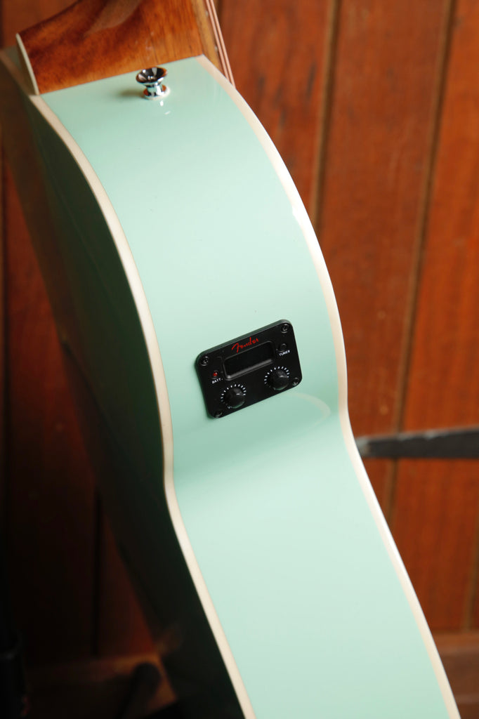 Fender California Standard Monterey E Surf Green Acoustic-Electric Guitar