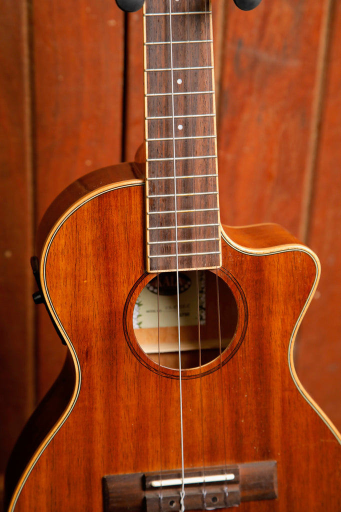 Kala Hawaiian Koa Tenor Cutaway Ukulele with EQ KA-KTGE-C Pre-Owned