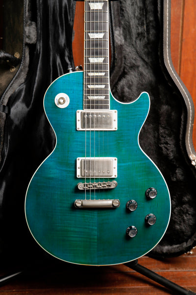 Gibson Les Paul Standard Limited Edition Pacific Reef Blue Electric Guitar 2004 Pre-Owned