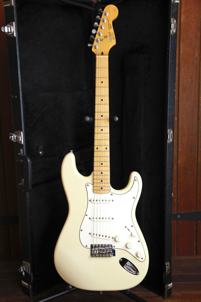 Squier II Standard Stratocaster Olympic White Electric Guitar Made in Korea 1991 Pre-Owned