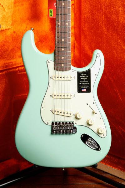 Fender American Vintage II 1961 Stratocaster Surf Green Electric Guitar