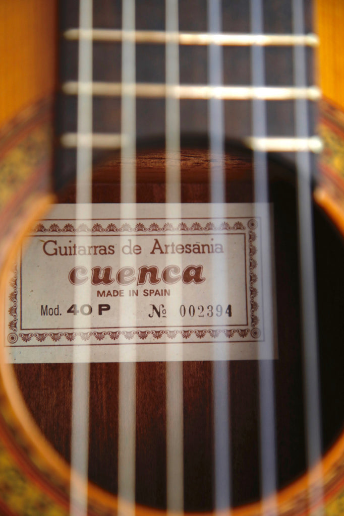 Cuenca Model 40P Classical Guitar Pre-Owned