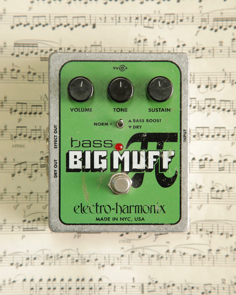 Electro-Harmonix Bass Big Muff Pi Fuzz/Distortion/Sustainer Pedal Pre-Owned