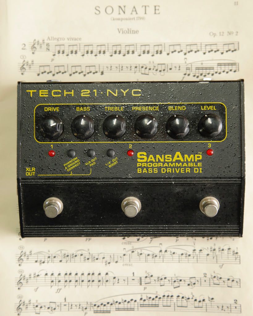 Tech 21 SansAmp Bass Driver DI V1 Pedal Pre-Owned