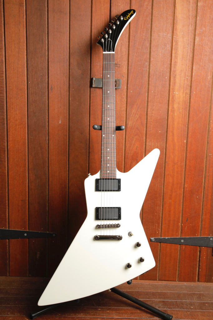Epiphone Explorer 80s EMG Classic White Electric Guitar
