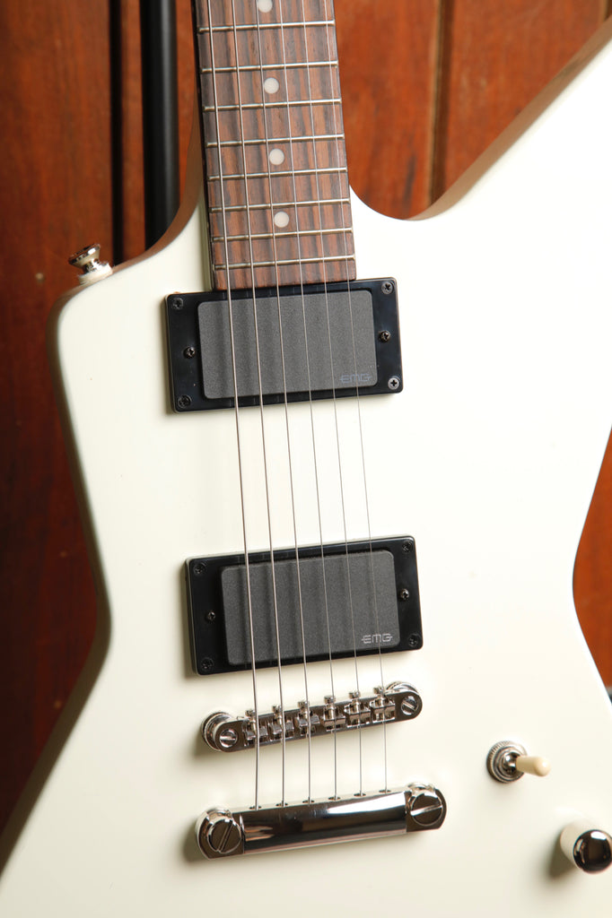Epiphone Explorer 80s EMG Classic White Electric Guitar