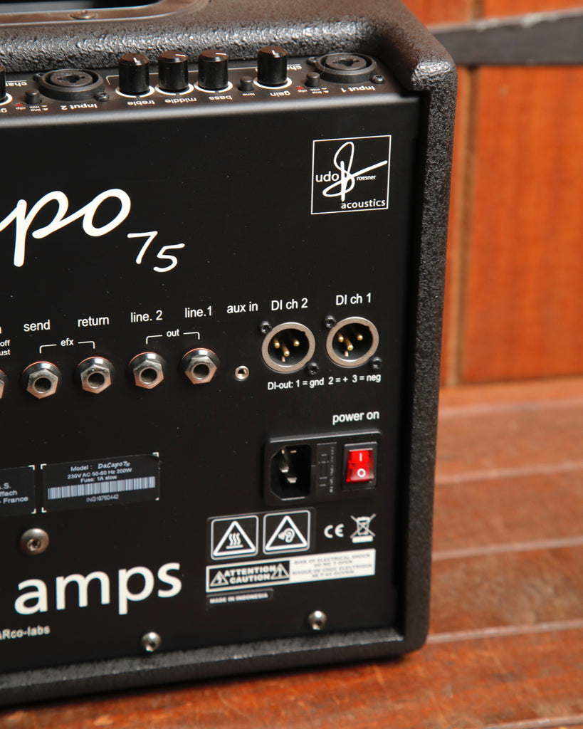 Udo Roesner Da Capo 75 2-Channel Acoustic Amplifier Pre-Owned