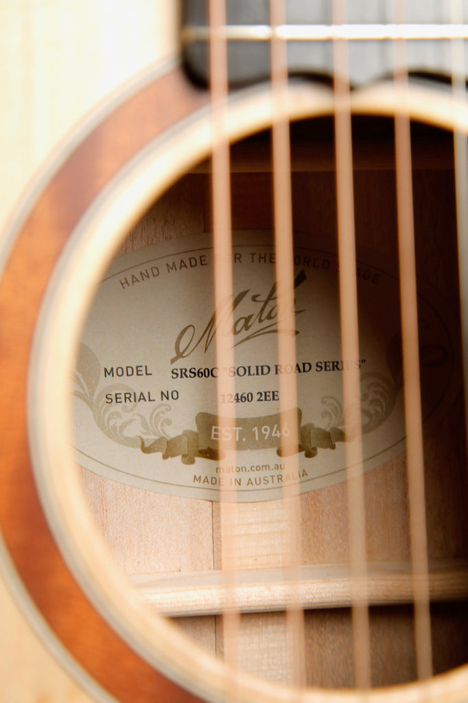 Maton SRS60C Dreadnought Cutaway Acoustic-Electric Guitar Pre-Owned