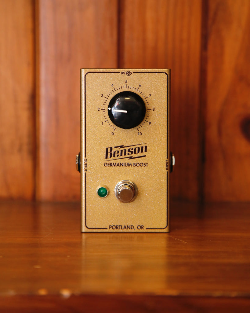 Benson Amps Germanium Boost Gold Pedal
