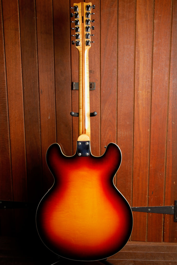Eston 12-String Semi-Hollow Electric Guitar Vintage Made In Italy Pre-Owned