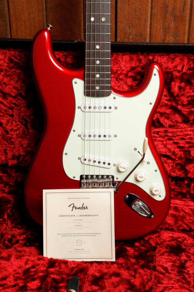 Fender American Original '60s Stratocaster Candy Apple Red Electric Guitar Pre-Owned