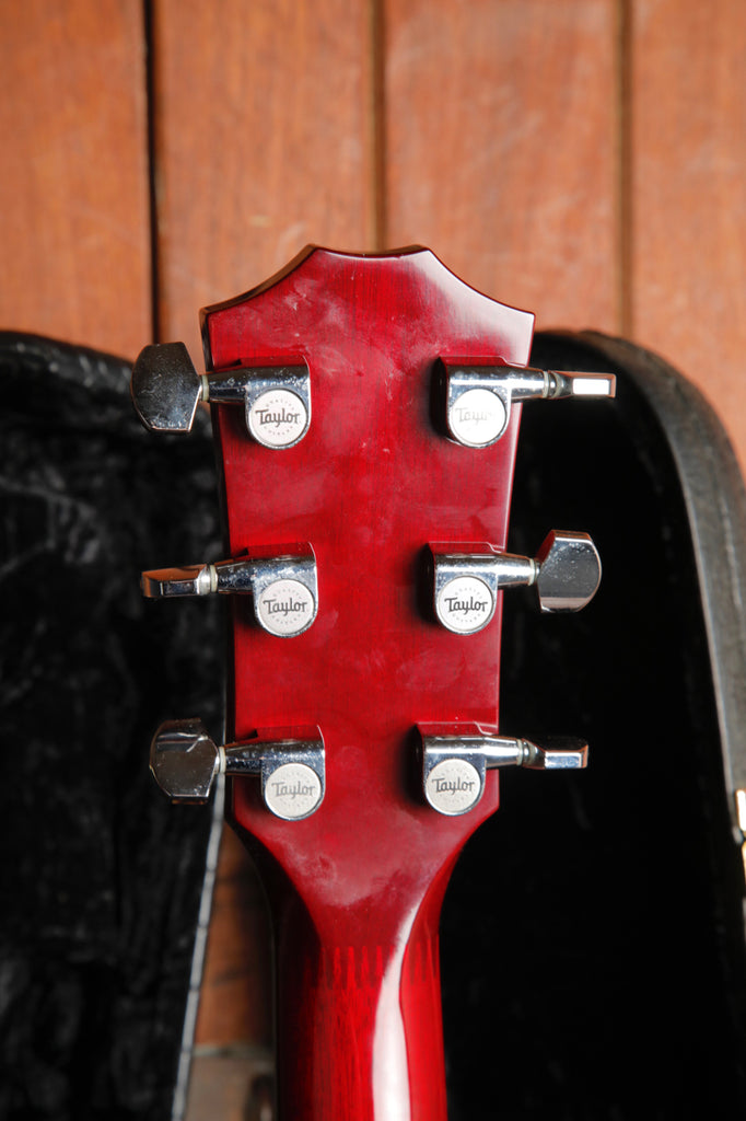 Taylor T5-S Thinline Acoustic-Electric Guitar Red Edgeburst 2005 Pre-Owned