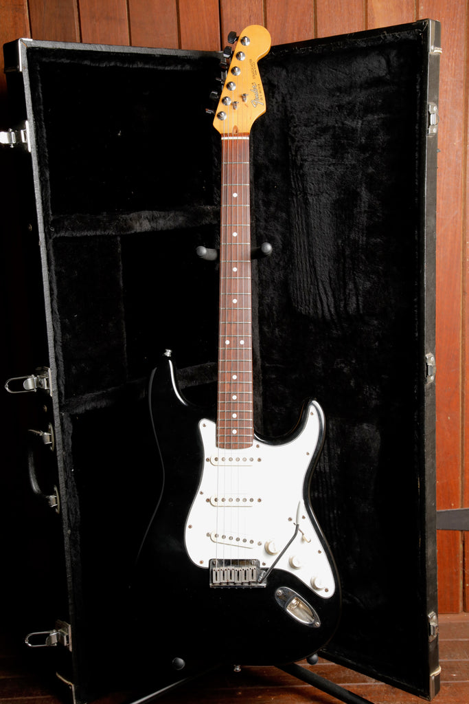 Fender American Standard Stratocaster Black Electric Guitar 1989 Pre-Owned