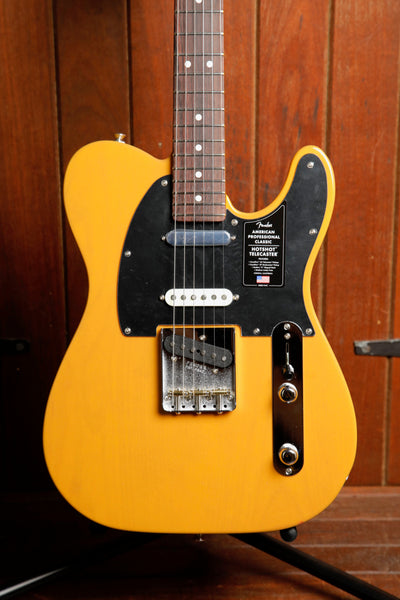 Fender American Professional Classic Hotshot Telecaster Butterscotch Blonde Electric Guitar