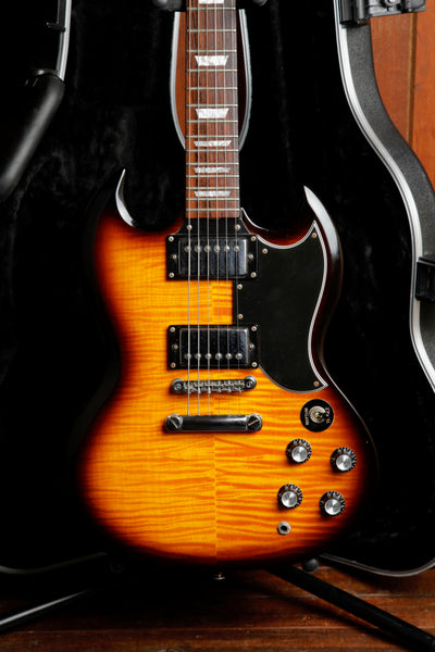 Epiphone SG G-400 Deluxe Vintage Sunburst Electric Guitar Made In Korea 2005 Pre-Owned