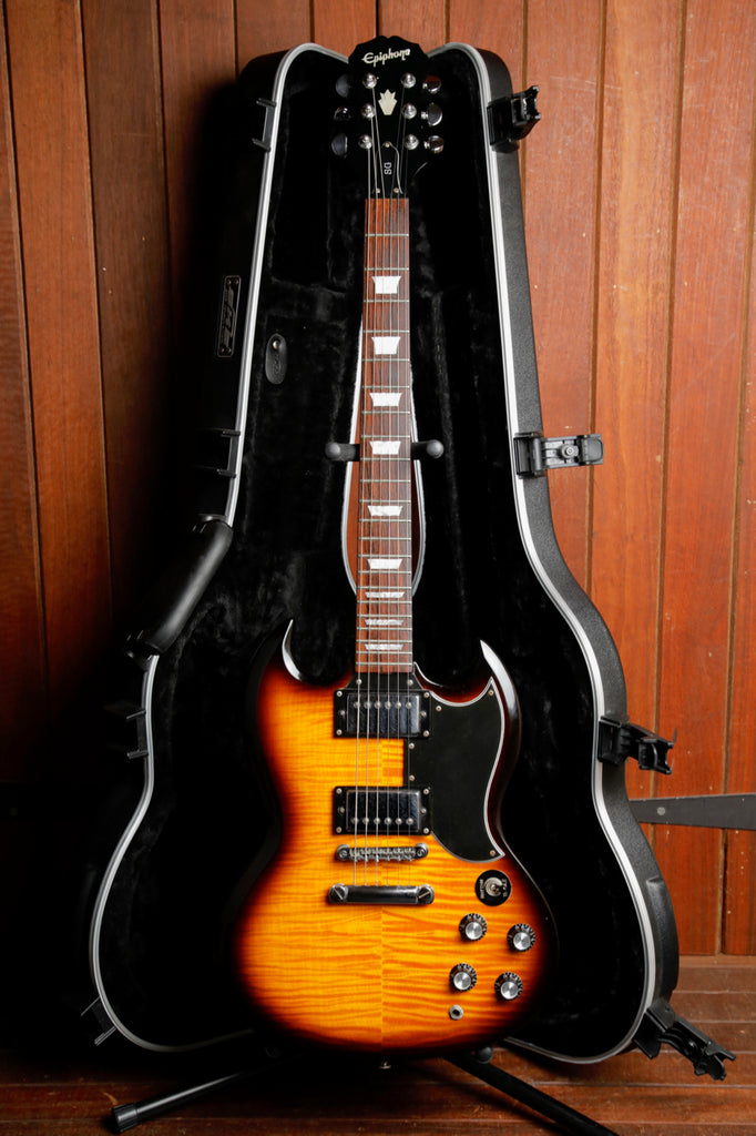 Epiphone SG G-400 Deluxe Vintage Sunburst Electric Guitar Made In Korea 2005 Pre-Owned
