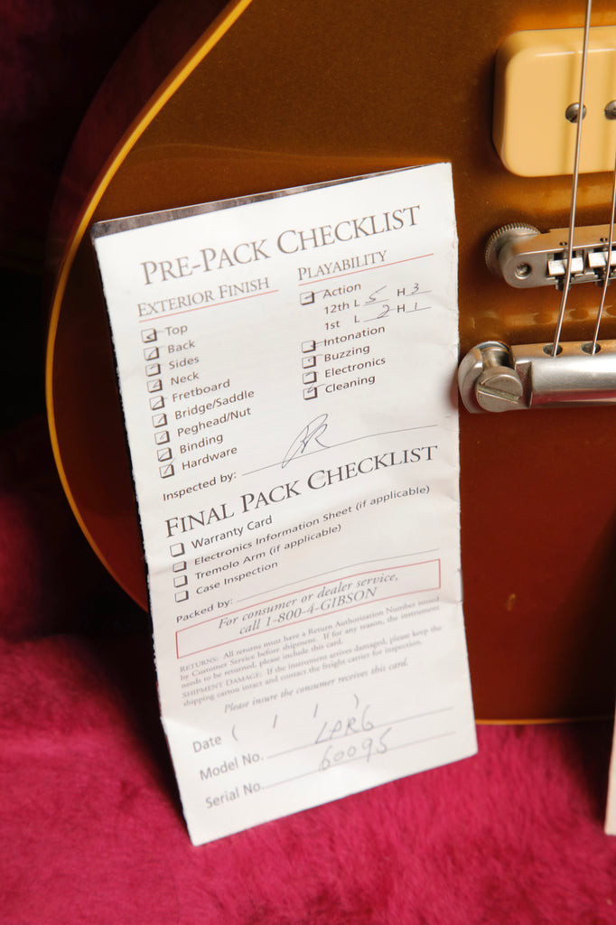 Gibson Custom 1956 Les Paul Goldtop Reissue 2000 Pre-Owned