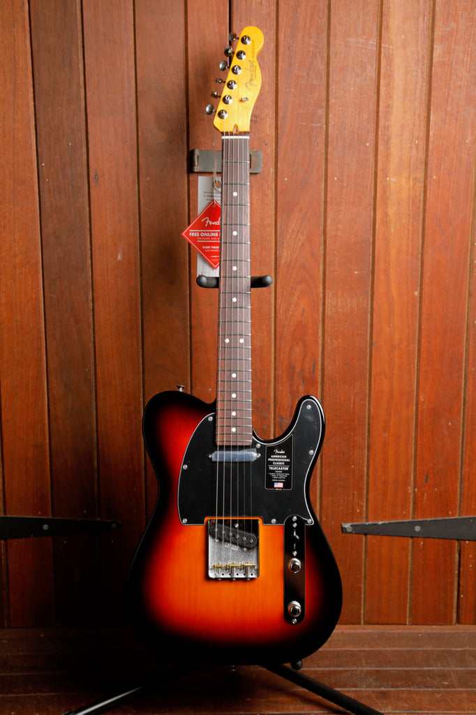 Fender American Professional Classic Telecaster 3-Colour Sunburst Electric Guitar
