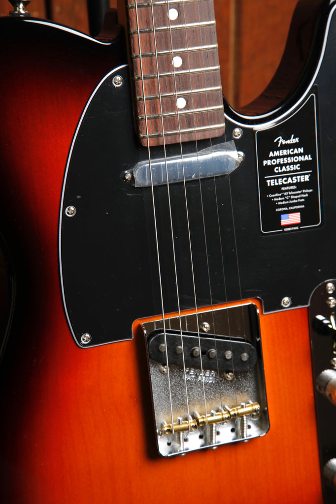 Fender American Professional Classic Telecaster 3-Colour Sunburst Electric Guitar